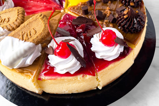 Cherry Cheesecake Slice