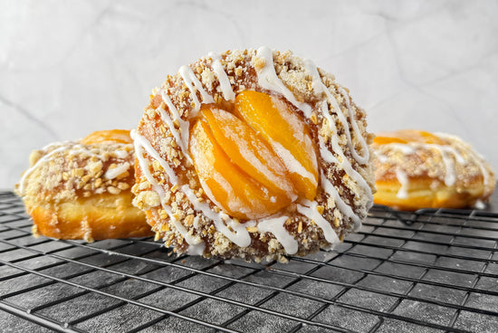 Peach Cobbler Donut
