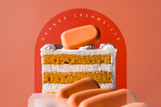 Orange Creamsicle Cake Slice