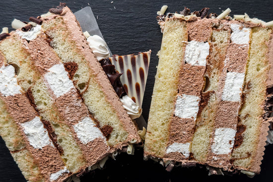 Marble Cake Slice