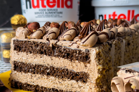 Nutella Cake Slice