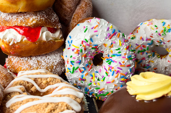 Vanilla Sprinkle Donut