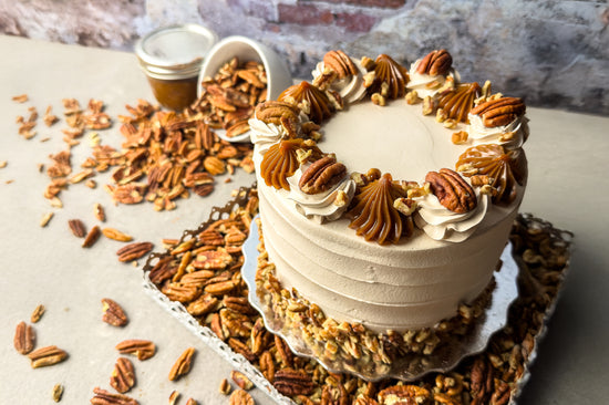 Caramel Maple Pecan Cake