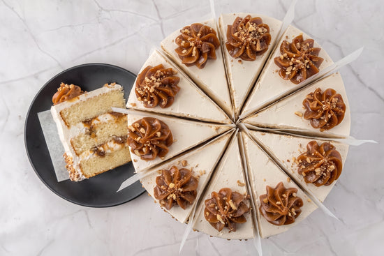 Maple Pecan Cake Slice