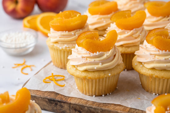 Cupcake Of The Month: Orange Peach Cupcakes