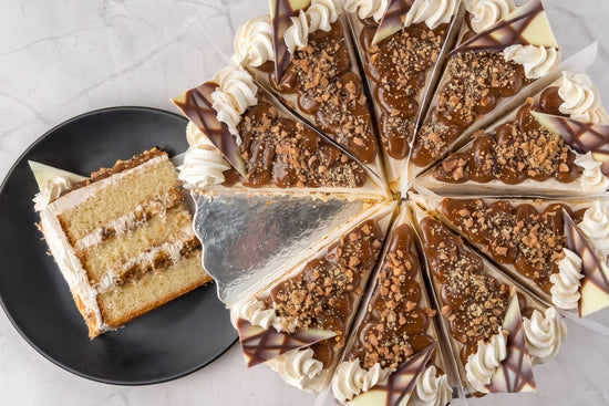 Dulce De Leche Cake Slice