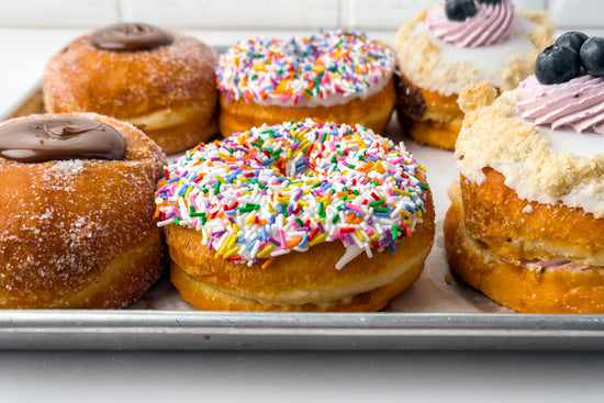Vanilla Sprinkle Donut