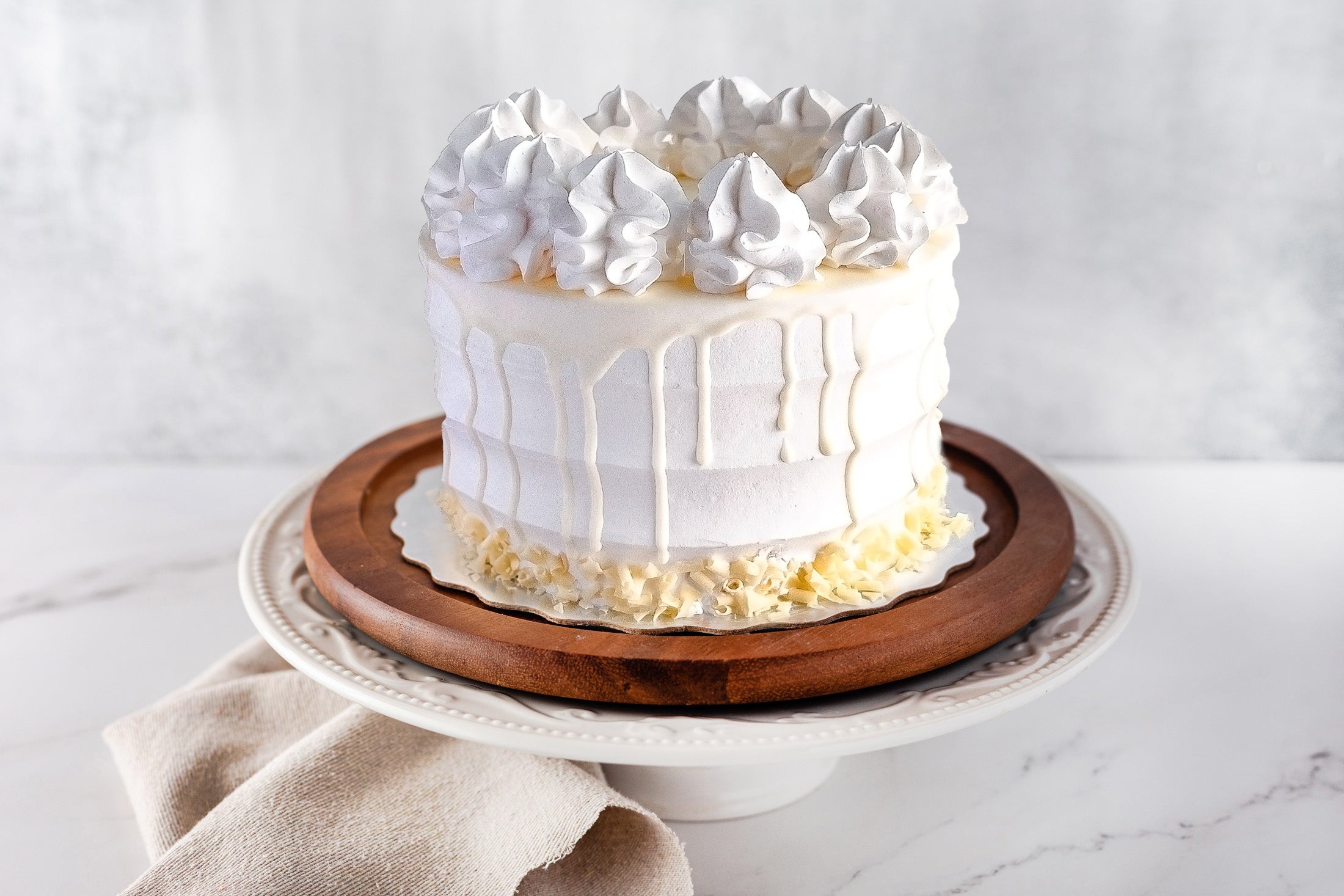 White Chocolate Cascade – Sweet Dreams Bakery