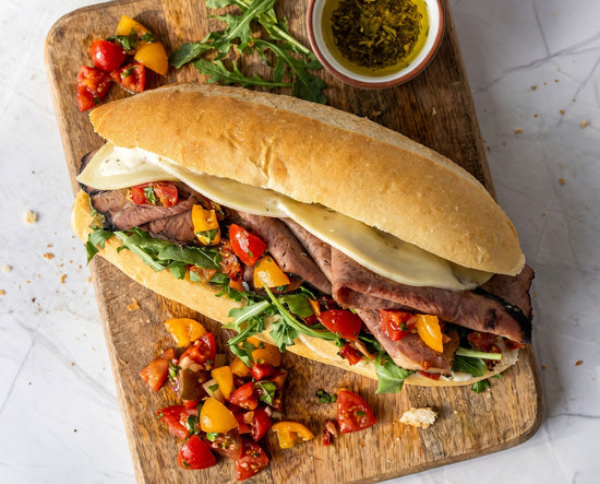 Sandwich Of The Month: Bruschetta Roast Beef