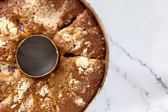 Raspberry Crumble Bundt Cake