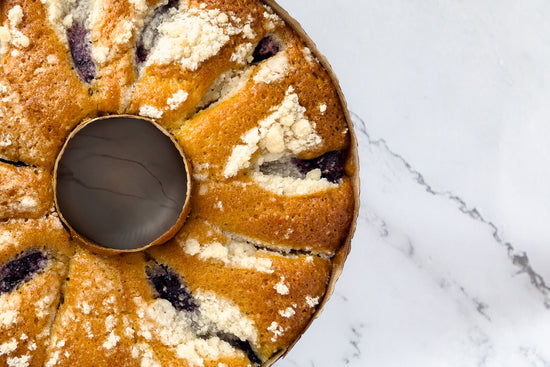 Blueberry Crumble Bundt Cake