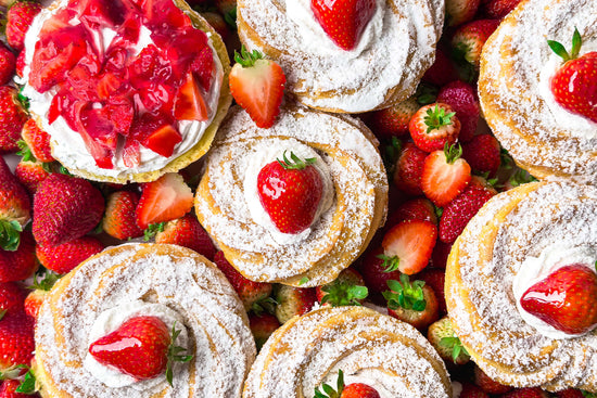 Strawberry Cream Zeppole