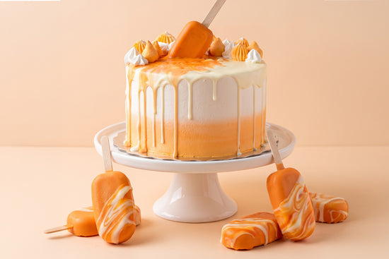 Cake Of The Month: Orange Creamsicle Cake