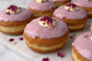 Lychee Raspberry Rose Donut