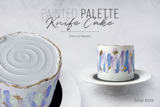 Painted Palette Knife Cake