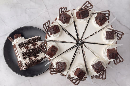 Brownie Fudge Cake Slice