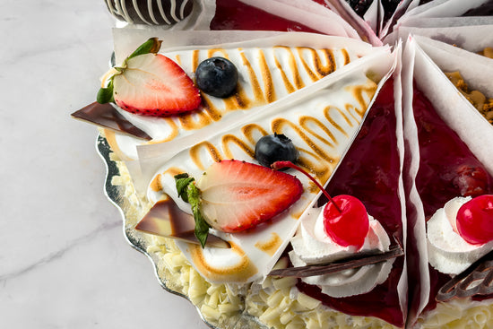 Lemon Meringue Cheesecake Slice