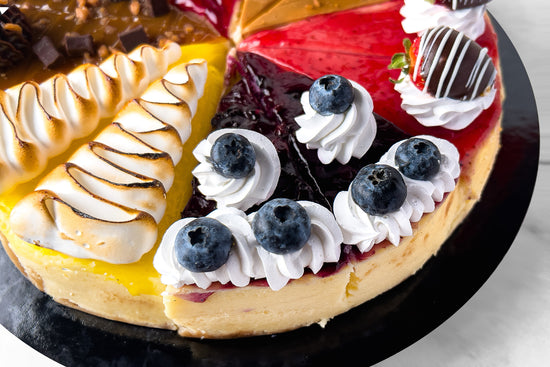 Blueberry Cheesecake Slice