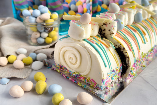 Easter Mini Egg Yule Log