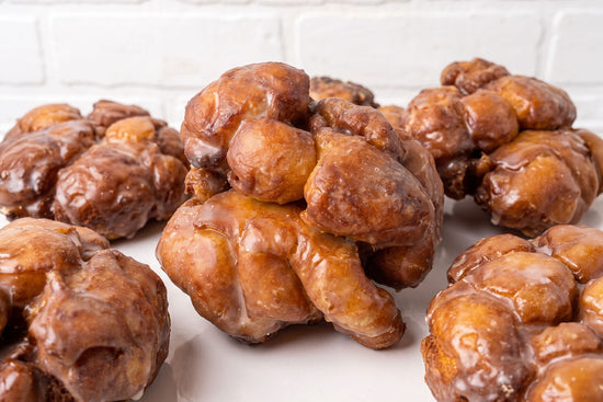 Peach Apple Fritter Donut