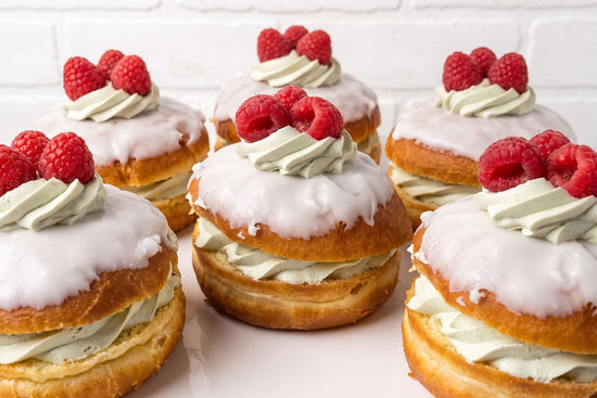 Pistachio Raspberry Donut