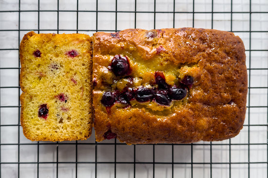 Lemon Cranberry Loaf Cake