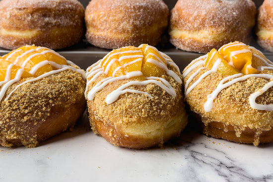 Peach Cobbler Donut