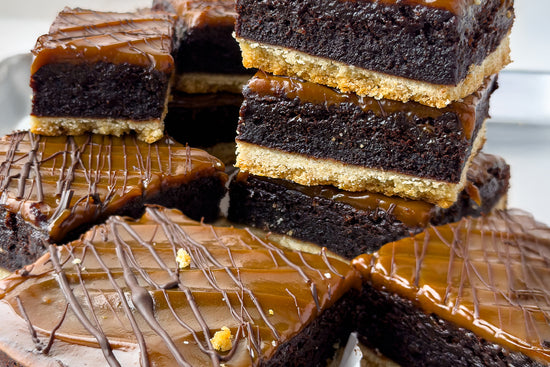Caramel Brownie Square