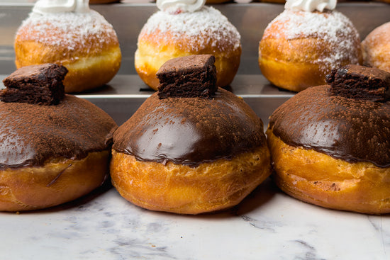 Stuffed Brownie Donut