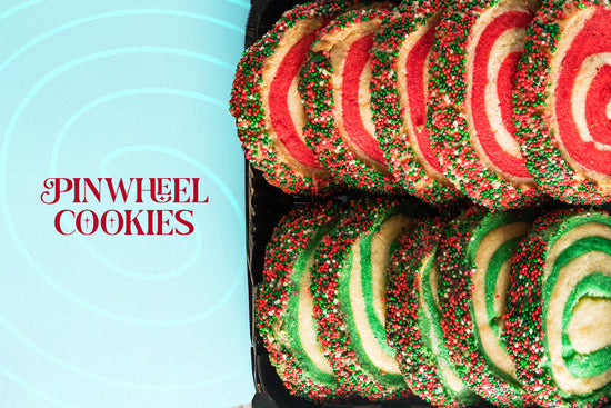 Christmas Pinwheel Cookies 8pcs