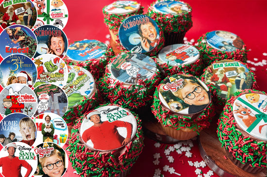 Classic Christmas Movie Cupcakes