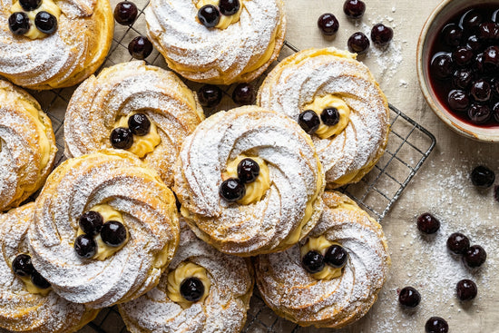 Amarena Cherry Zeppole