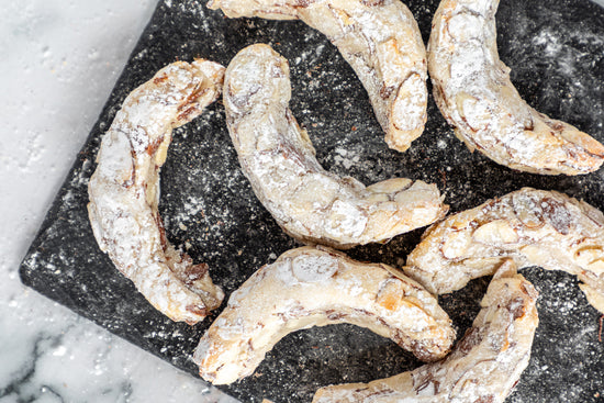 Sliced Almond Crescents